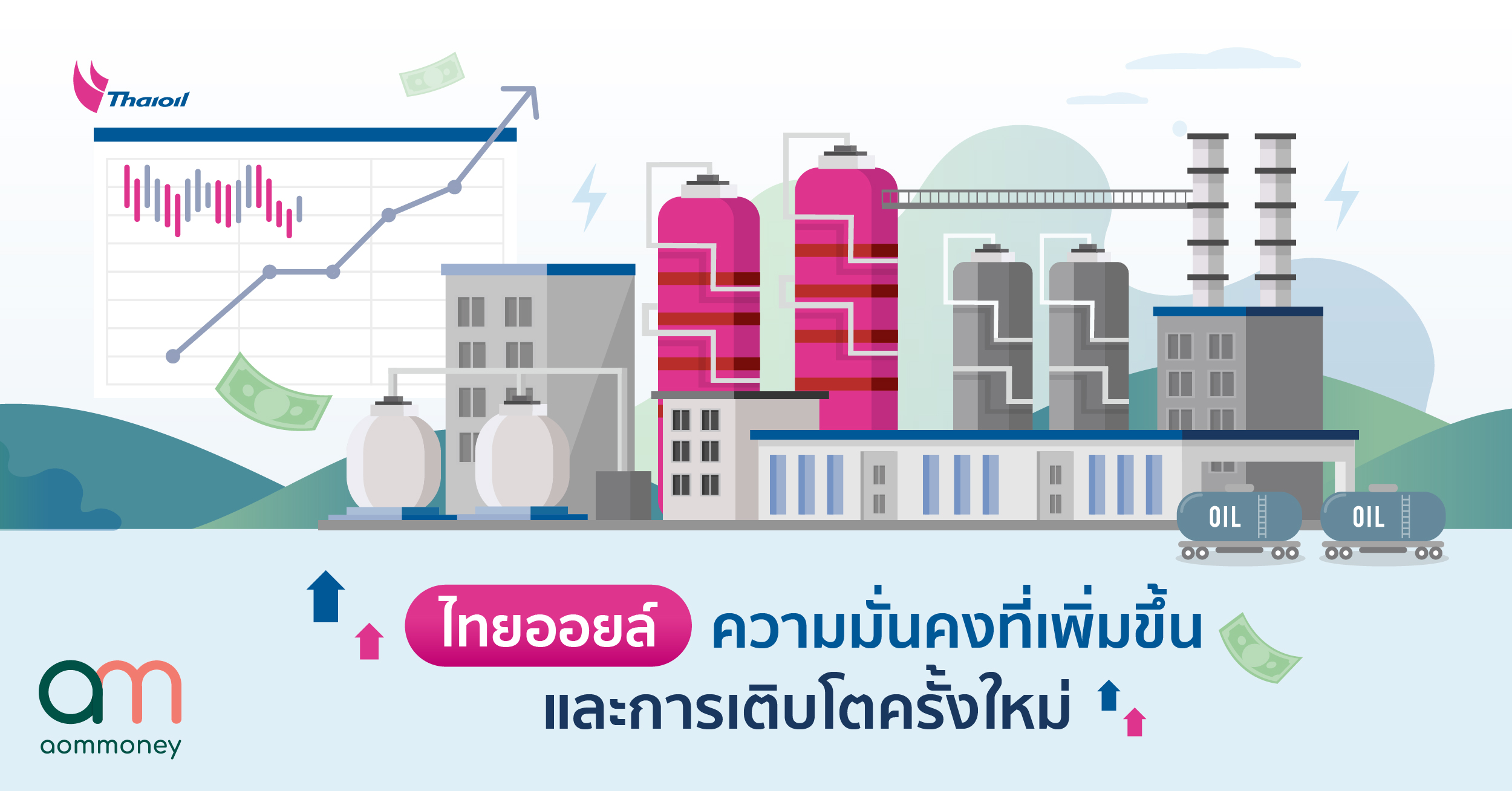 ไทยออยล์ ความมั่นคงที่เพิ่มขึ้นและการเติบโตครั้งใหม่