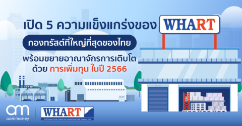 เปิด 5 ความแข็งแกร่งของ ‘WHART’ กองทรัสต์ที่ใหญ่ที่สุดของไทย พร้อมขยายอาณาจักรการเติบโตด้วยการเพิ่มทุน ในปี 2566 