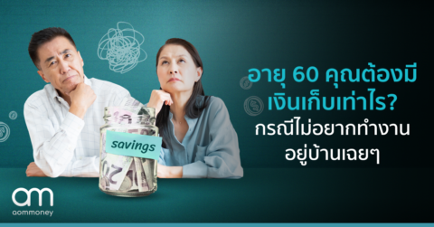 อายุ 60 คุณต้องมีเงินเก็บเท่าไร? กรณีไม่อยากทำงาน อยู่บ้านเฉยๆ