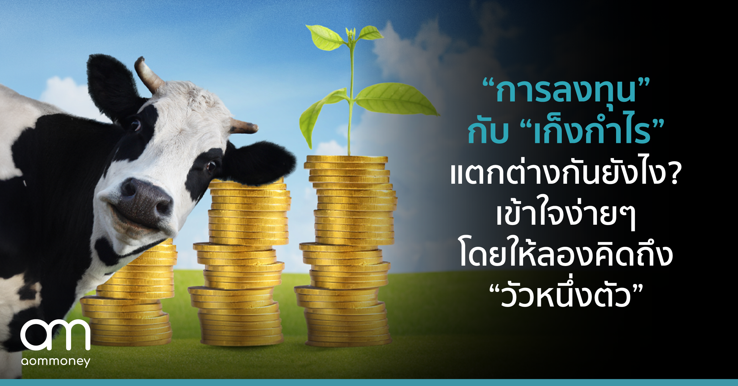 “การลงทุน” กับ “เก็งกำไร” แตกต่างกันยังไง? เข้าใจง่ายๆ โดยให้ลองคิดถึง “วัวหนึ่งตัว”