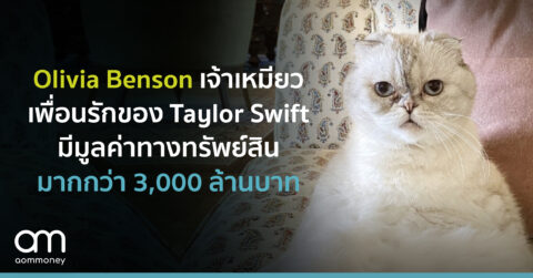 Olivia Benson เจ้าเหมียวเพื่อนรักของ Taylor Swift มีมูลค่าทางทรัพย์สินมากกว่า 3,000 ล้านบาท