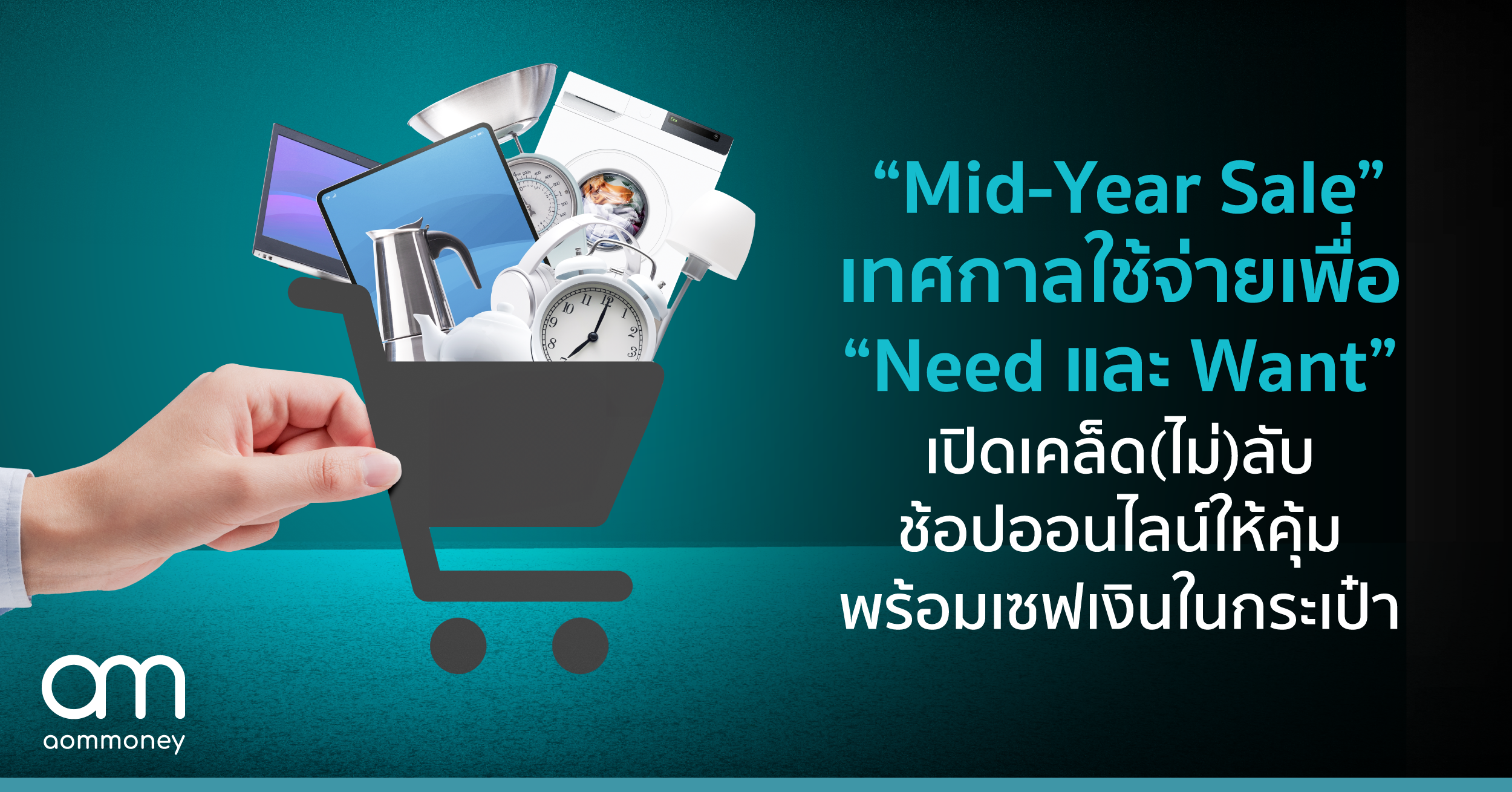 “Mid-Year Sale” เทศกาลใช้จ่ายเพื่อ “Need และ Want” เปิดเคล็ด(ไม่)ลับช้อปออนไลน์ให้คุ้มพร้อมเซฟเงินในกระเป๋า