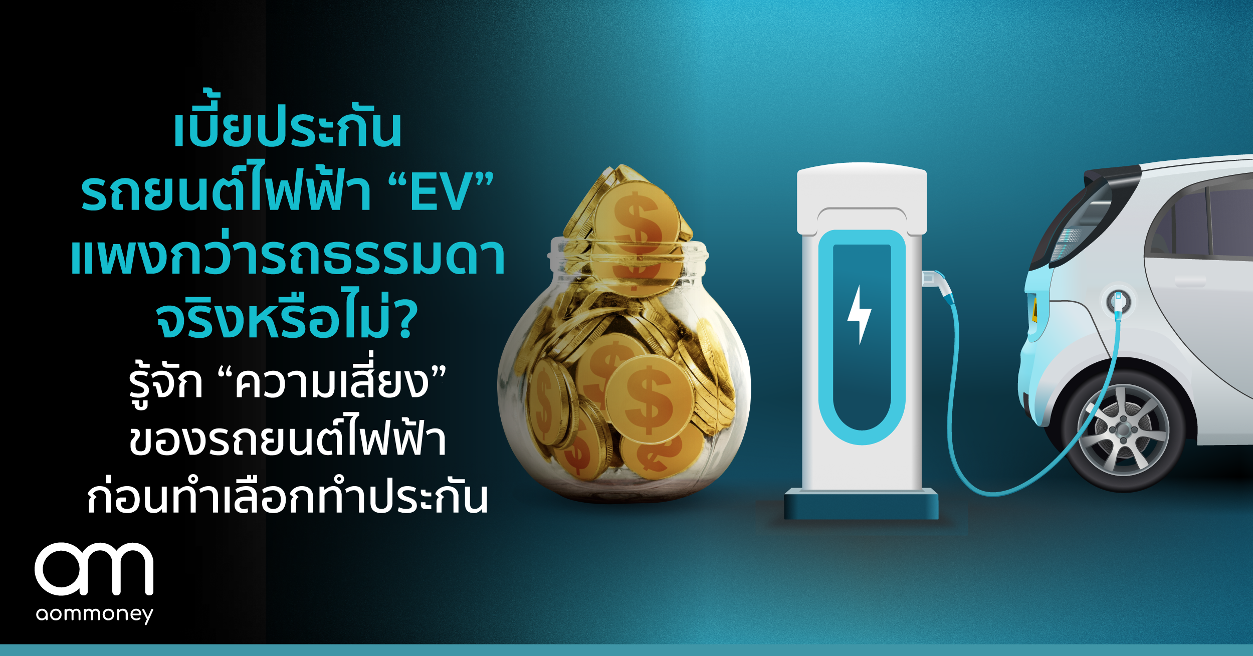 เบี้ยประกันรถยนต์ไฟฟ้า “EV” แพงกว่ารถธรรมดาจริงหรือไม่? รู้จัก “ความเสี่ยง” ของรถยนต์ไฟฟ้าก่อนทำเลือกทำประกัน