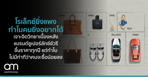 โรเล็กซ์ยิ่งแพง ทำไมคนยิ่งอยากได้ : เจาะจิตวิทยาเบื้องหลังแบรนด์ซูเปอร์ลักซ์ชัวรี ขึ้นราคาทุกปี แต่ทำไมไม่มีท่าทีว่าคนจะซื้อน้อยลง