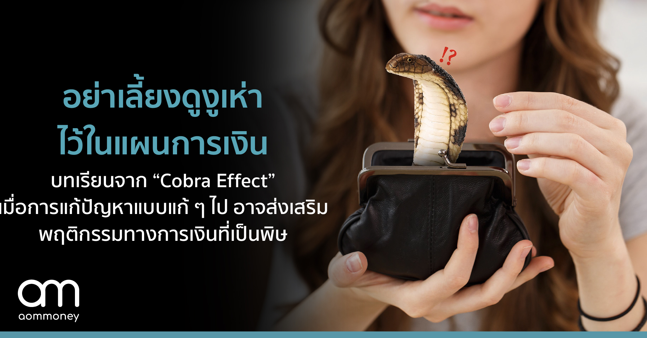 อย่าเลี้ยงดูงูเห่าไว้ในแผนการเงิน บทเรียนจาก Cobra Effect เมื่อการแก้ปัญหาแบบแก้ ๆ ไป อาจส่งเสริมพฤติกรรมทางการเงินที่เป็นพิษ